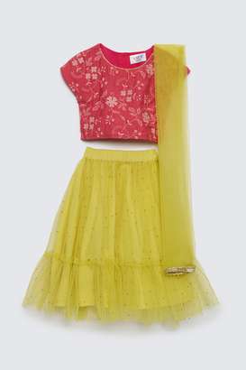 Solid-Blended-Fabric-Girls-Clothing-Set
