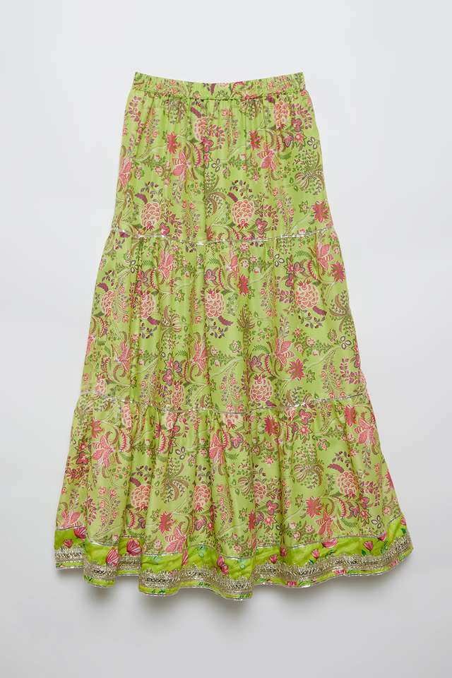 Printed-Polyester-Regular-Fit-Girls-Lehenga-Choli-Set