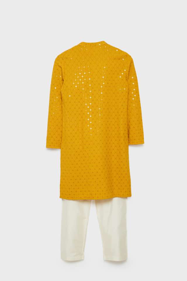 Solid-Blended-Fabric-Boys-Kurta-Set