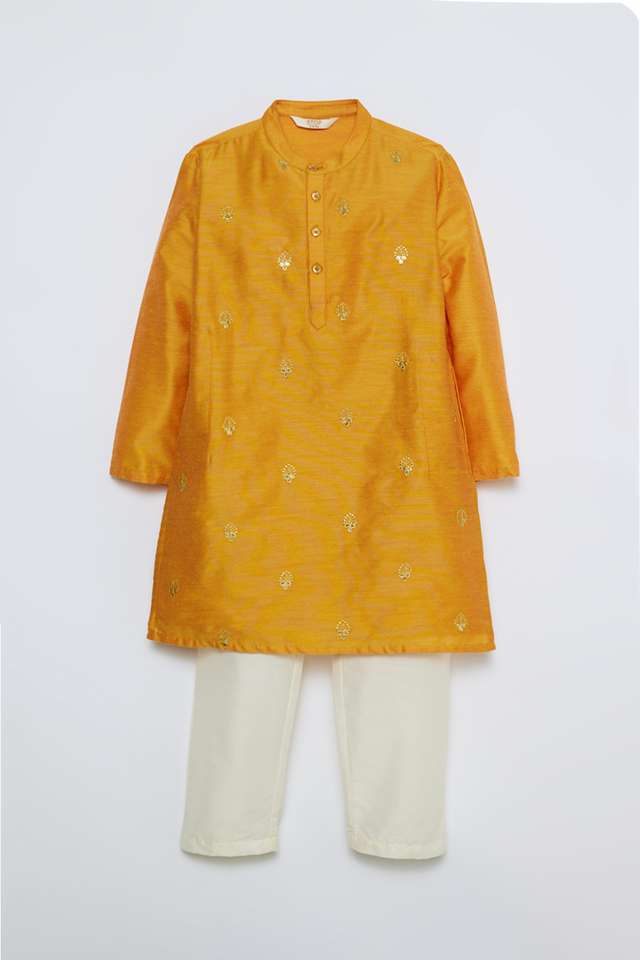 Embroidered-Polyester-Regular-Fit-Boys-Kurta-Pyjama-Set