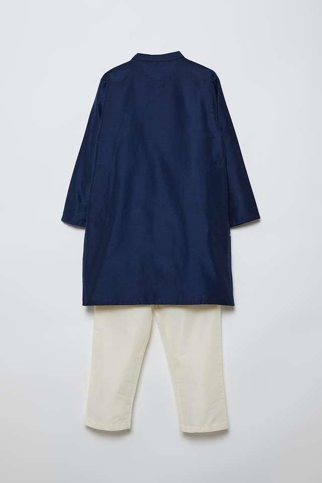 Embroidered-Polyester-Regular-Fit-Boys-Kurta-Pyjama-Set
