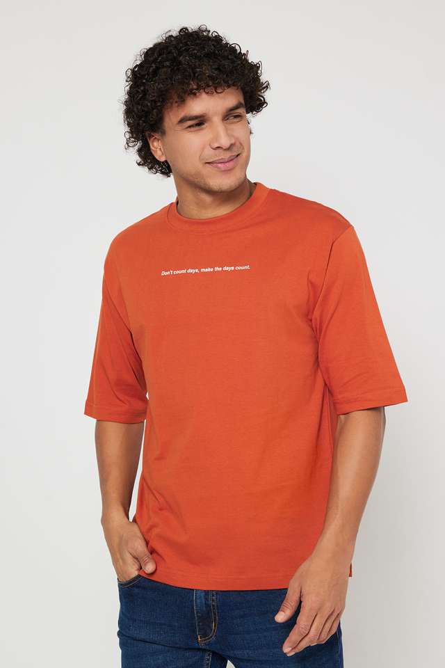 Graphic-Print-Cotton-Round-Neck-Men-s-T-Shirt