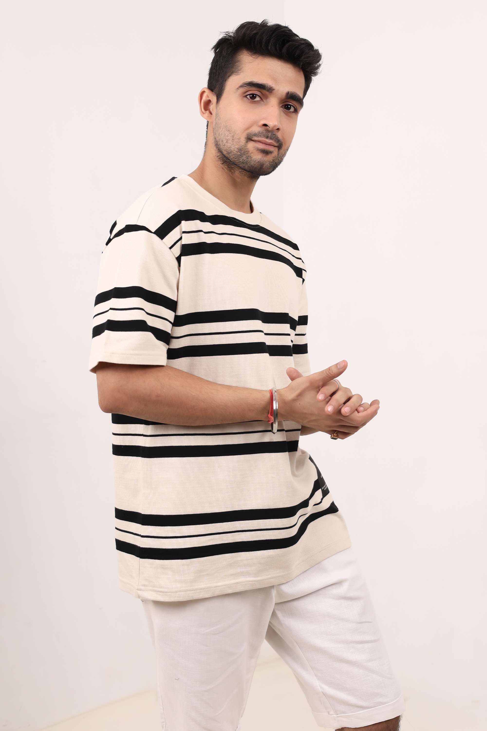 Blended-Fabric-Regular-Fit-Men-T-Shirt