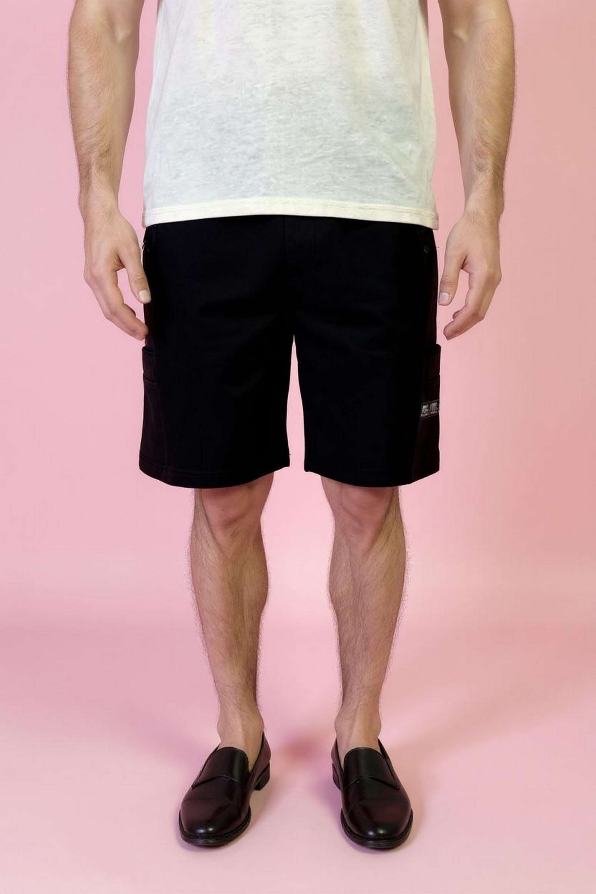 Blended-Fabric-Regular-Fit-Men-Shorts