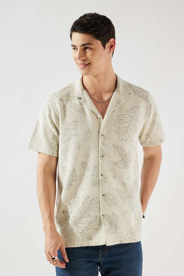 Printed-Blended-Fabric-Relaxed-Fit-Men-s-Shirt