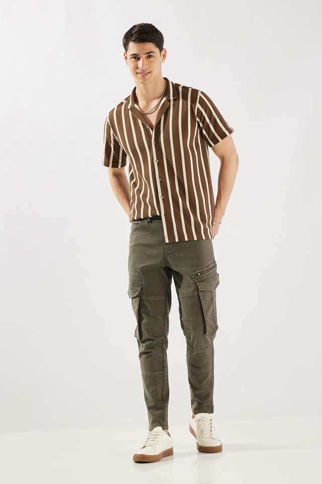 Stripes-Blended-Fabric-Relaxed-Fit-Men-s-Shirt