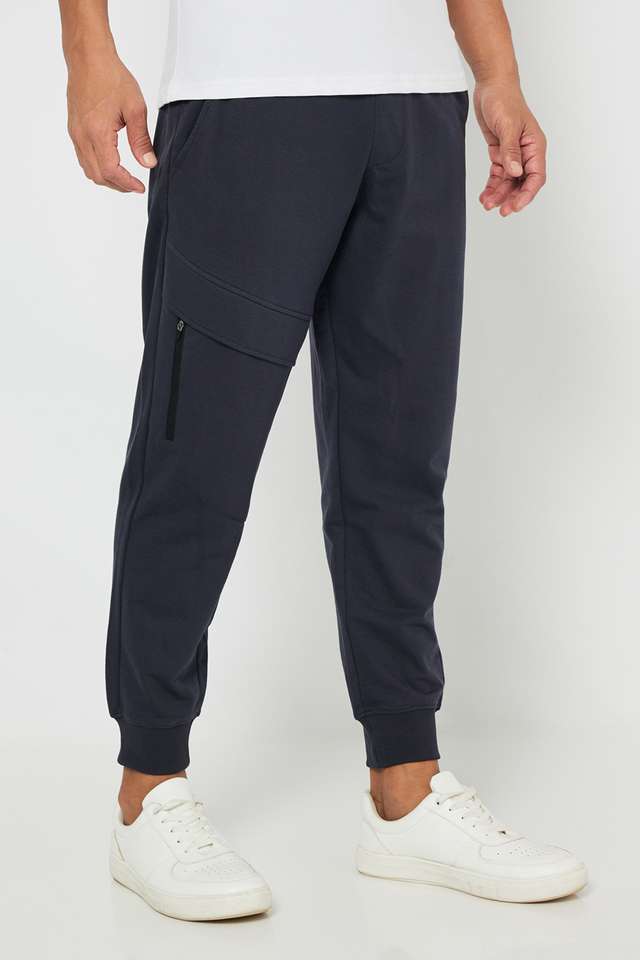 Solid-Cotton-Relaxed-Fit-Men-s-Joggers