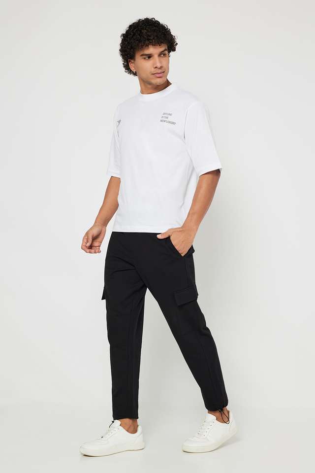 Solid-Cotton-Relaxed-Fit-Men-s-Joggers