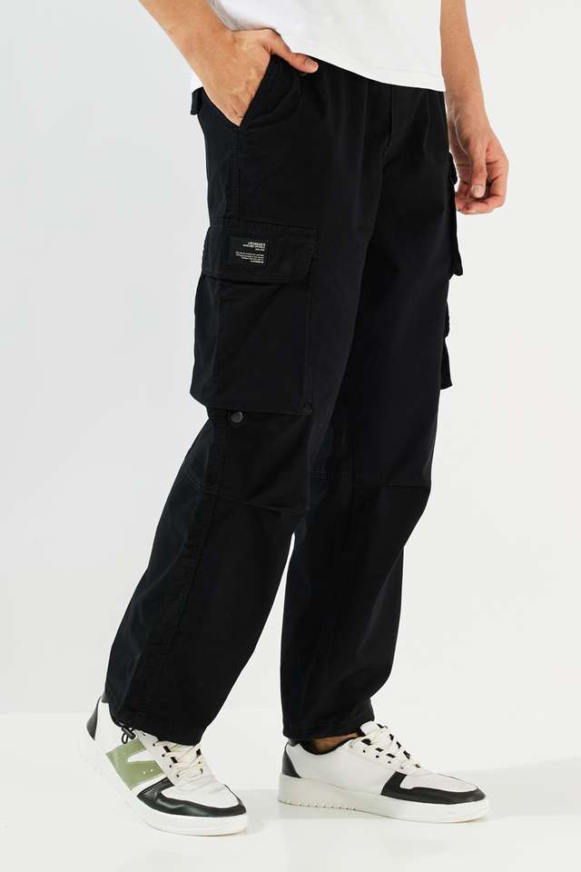 Solid-Cotton-Blend-Slim-Fit-Men-s-Joggers