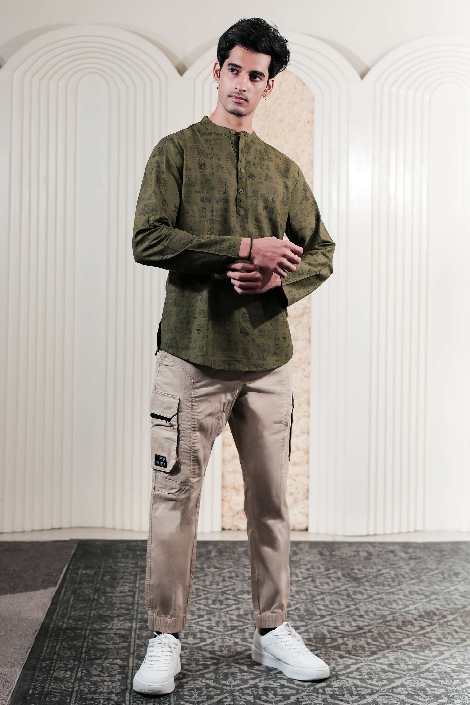 Blended-Fabric-Regular-Fit-Men-Joggers