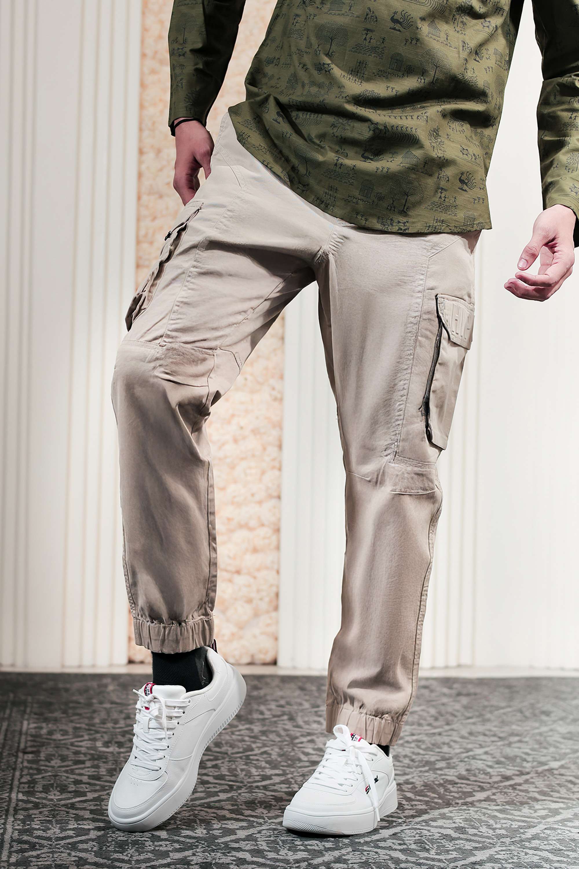 Blended-Fabric-Regular-Fit-Men-Joggers