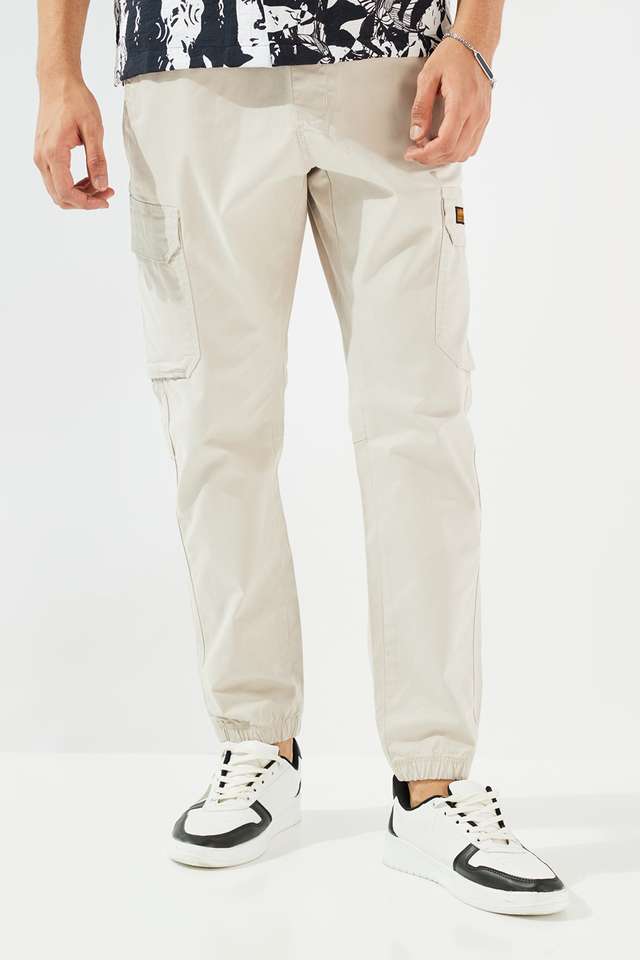 Solid-Cotton-Blend-Slim-Fit-Men-s-Joggers