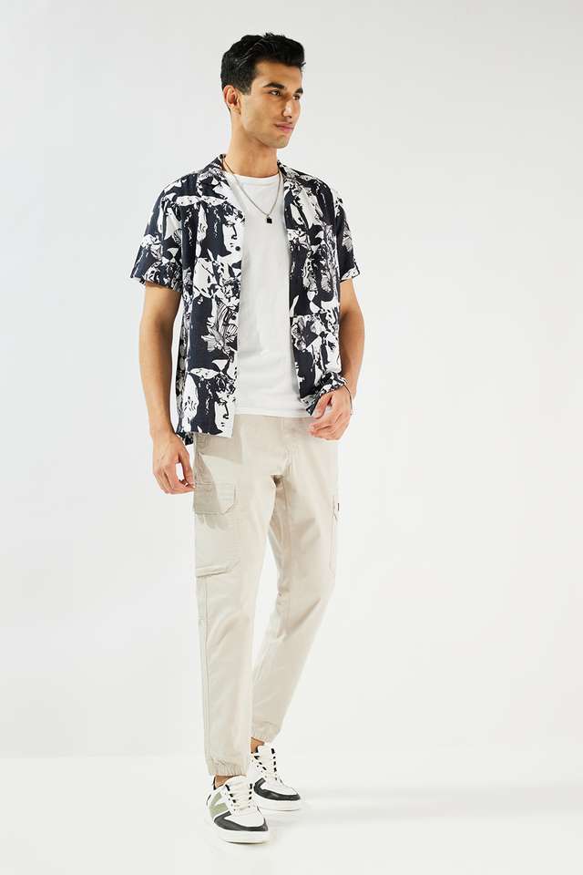 Solid-Cotton-Blend-Slim-Fit-Men-s-Joggers