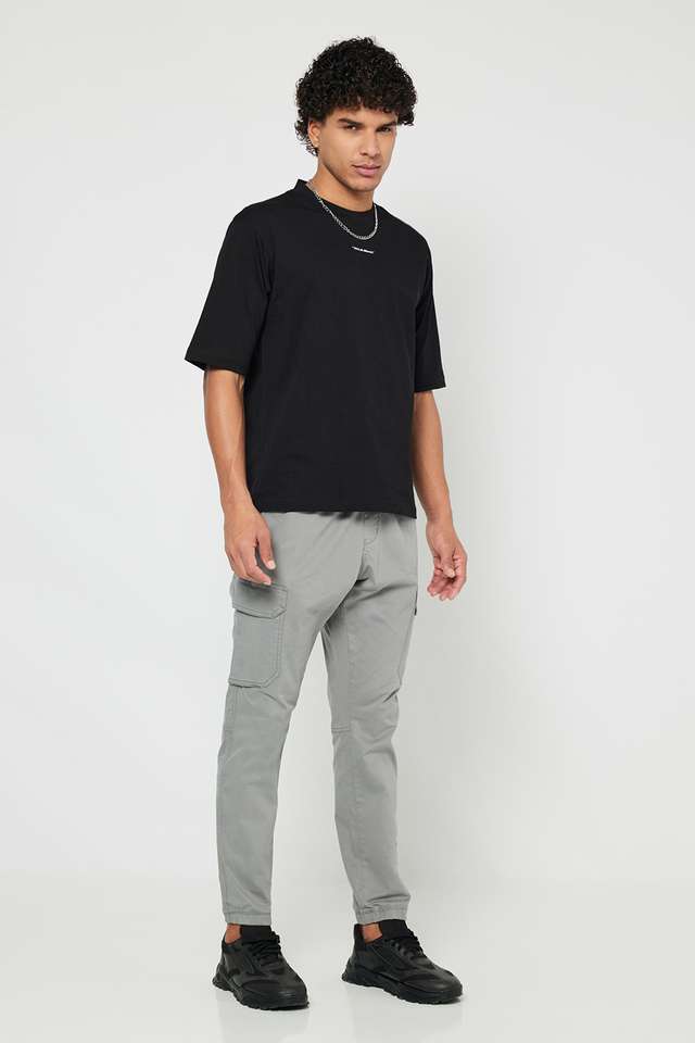 Solid-Cotton-Blend-Slim-Fit-Men-s-Joggers