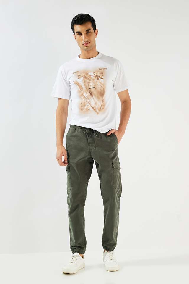 Solid-Cotton-Blend-Slim-Fit-Men-s-Joggers