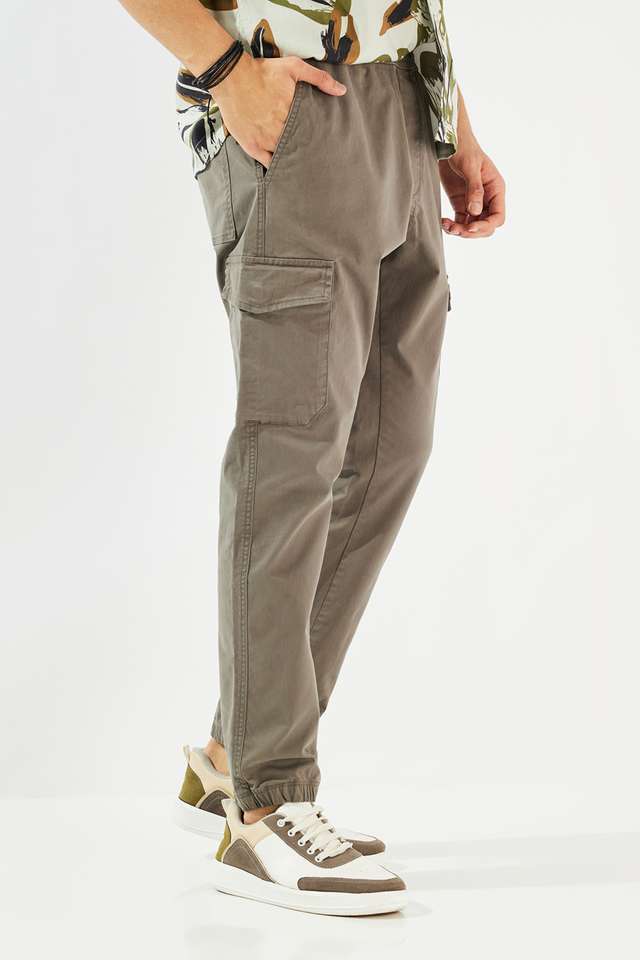 Solid-Cotton-Blend-Slim-Fit-Men-s-Joggers