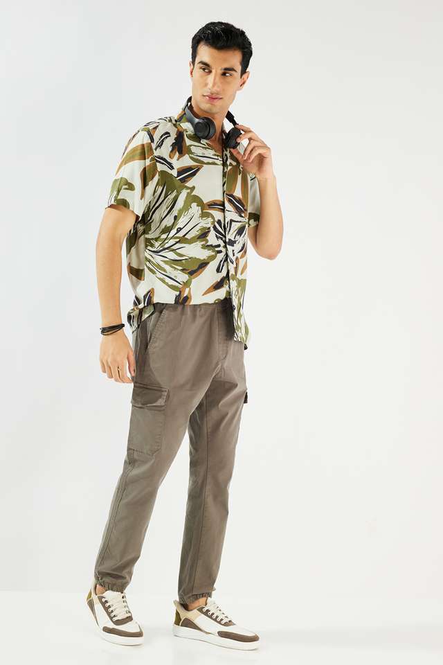 Solid-Cotton-Blend-Slim-Fit-Men-s-Joggers