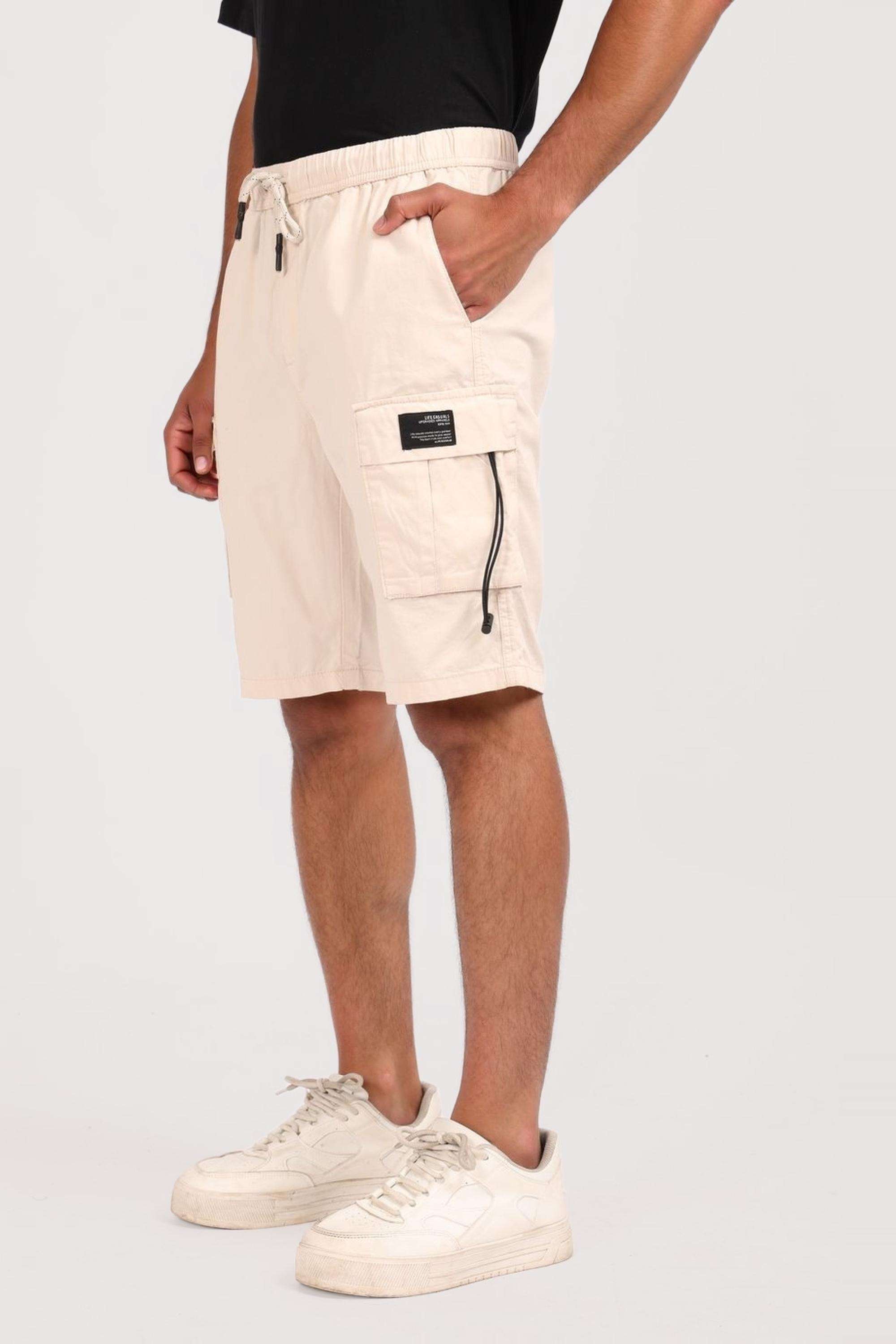 Mens-Solid-Casual-Shorts