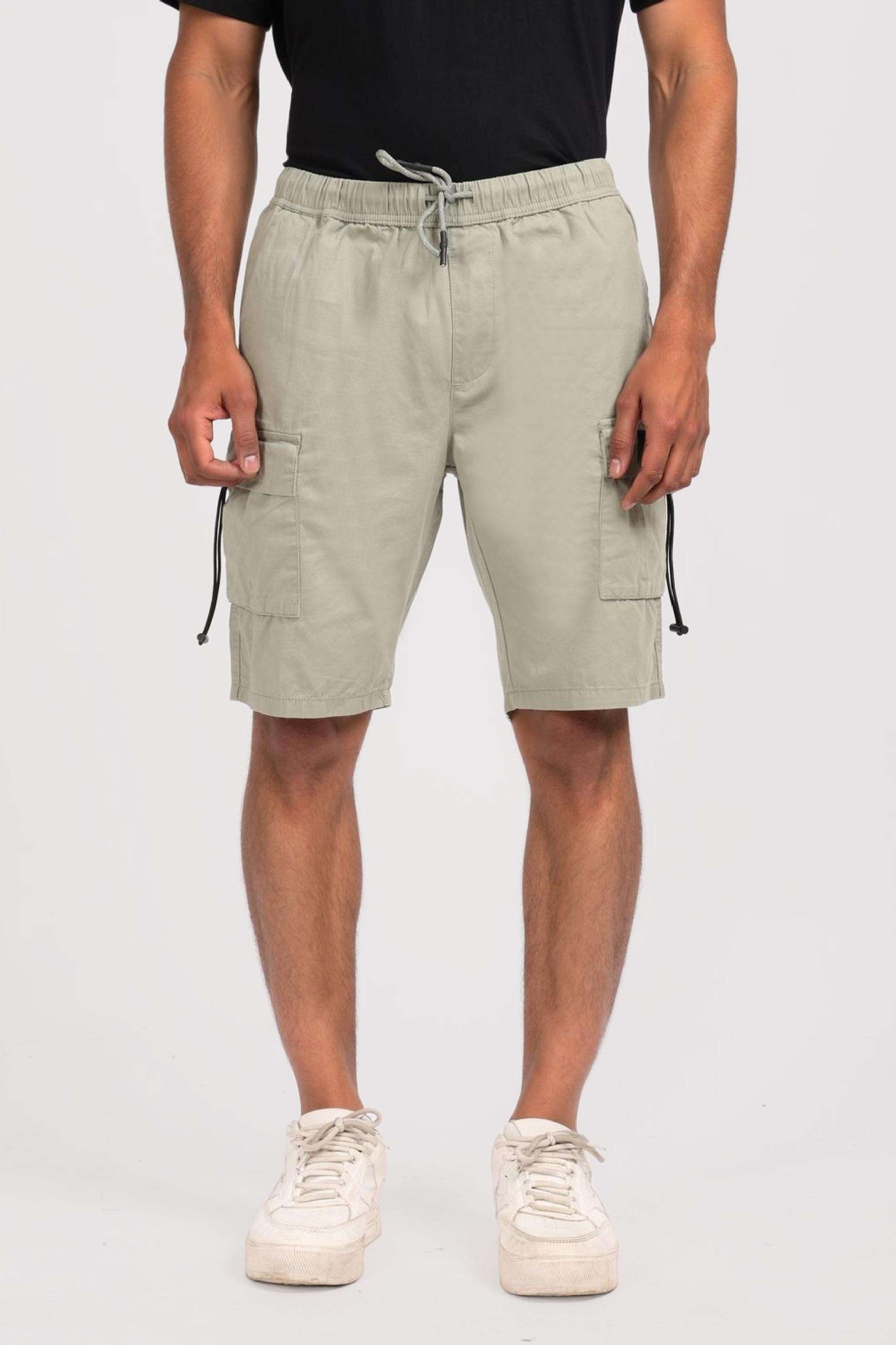 Mens-Solid-Casual-Shorts