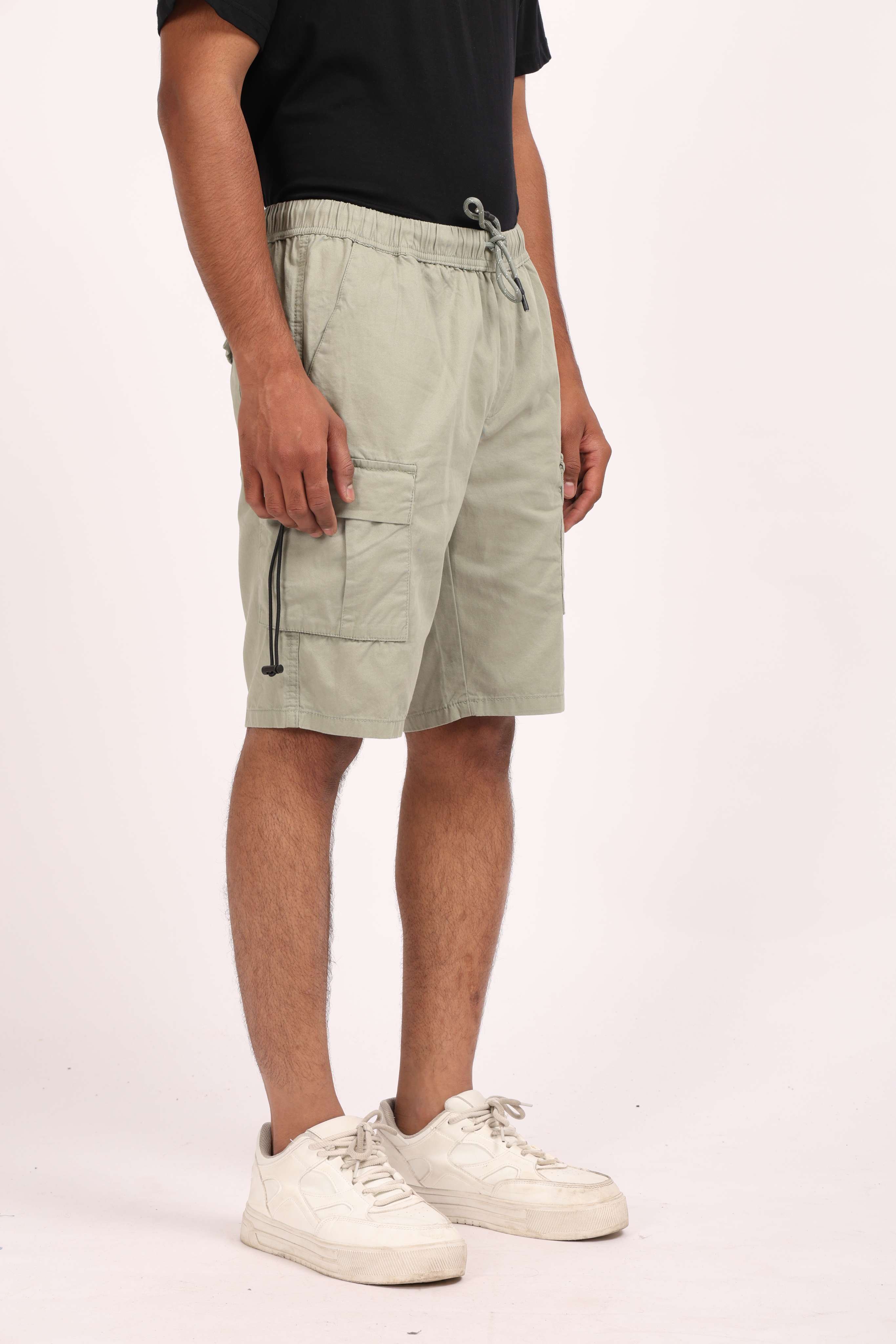 Mens-Solid-Casual-Shorts