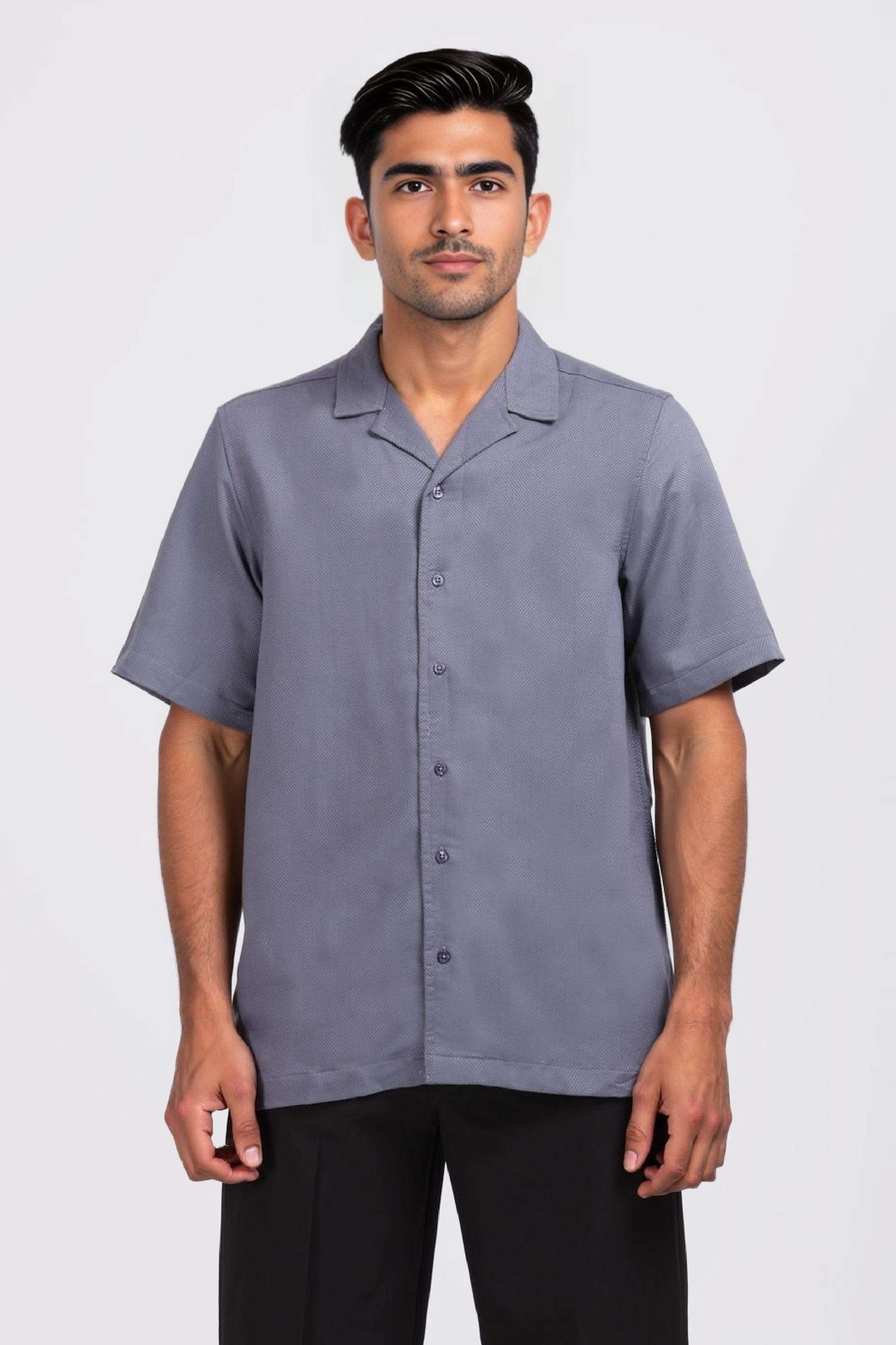 Blended-Fabric-Regular-Fit-Men-Shirt