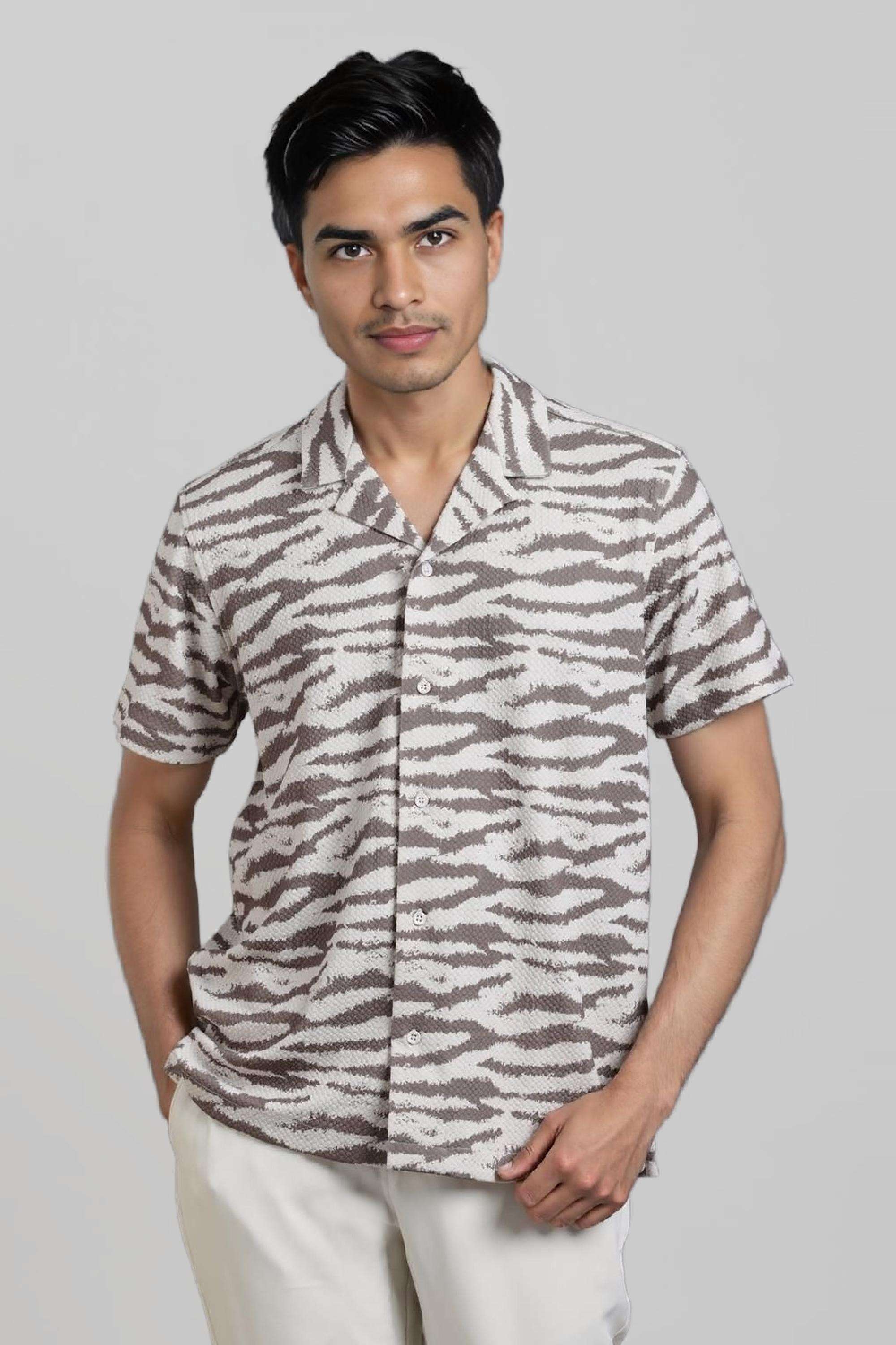 Blended-Fabric-Regular-Fit-Men-Shirt