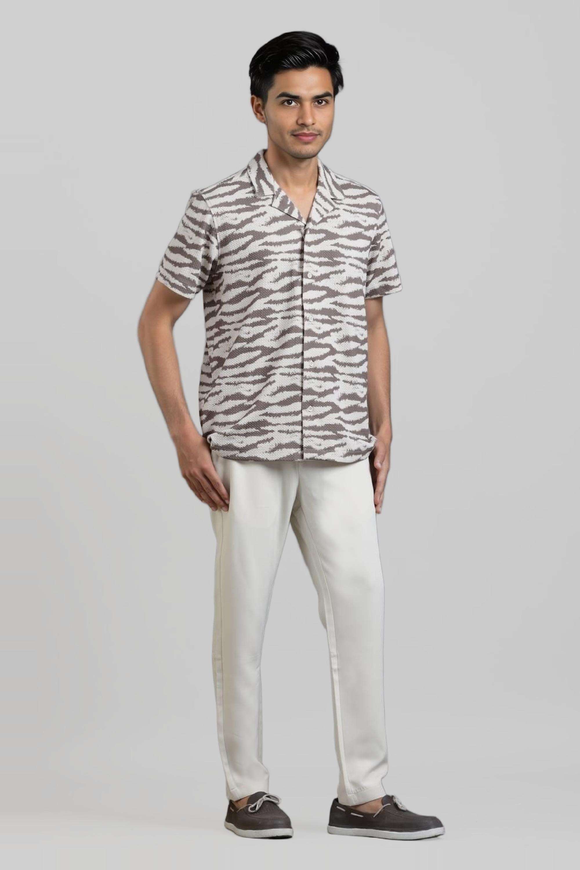Blended-Fabric-Regular-Fit-Men-Shirt