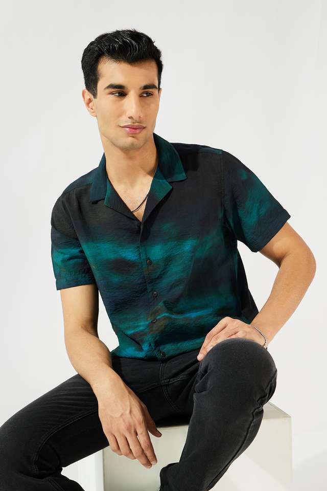 Printed-Viscose-Slim-Fit-Men-s-Casual-Wear-Shirt