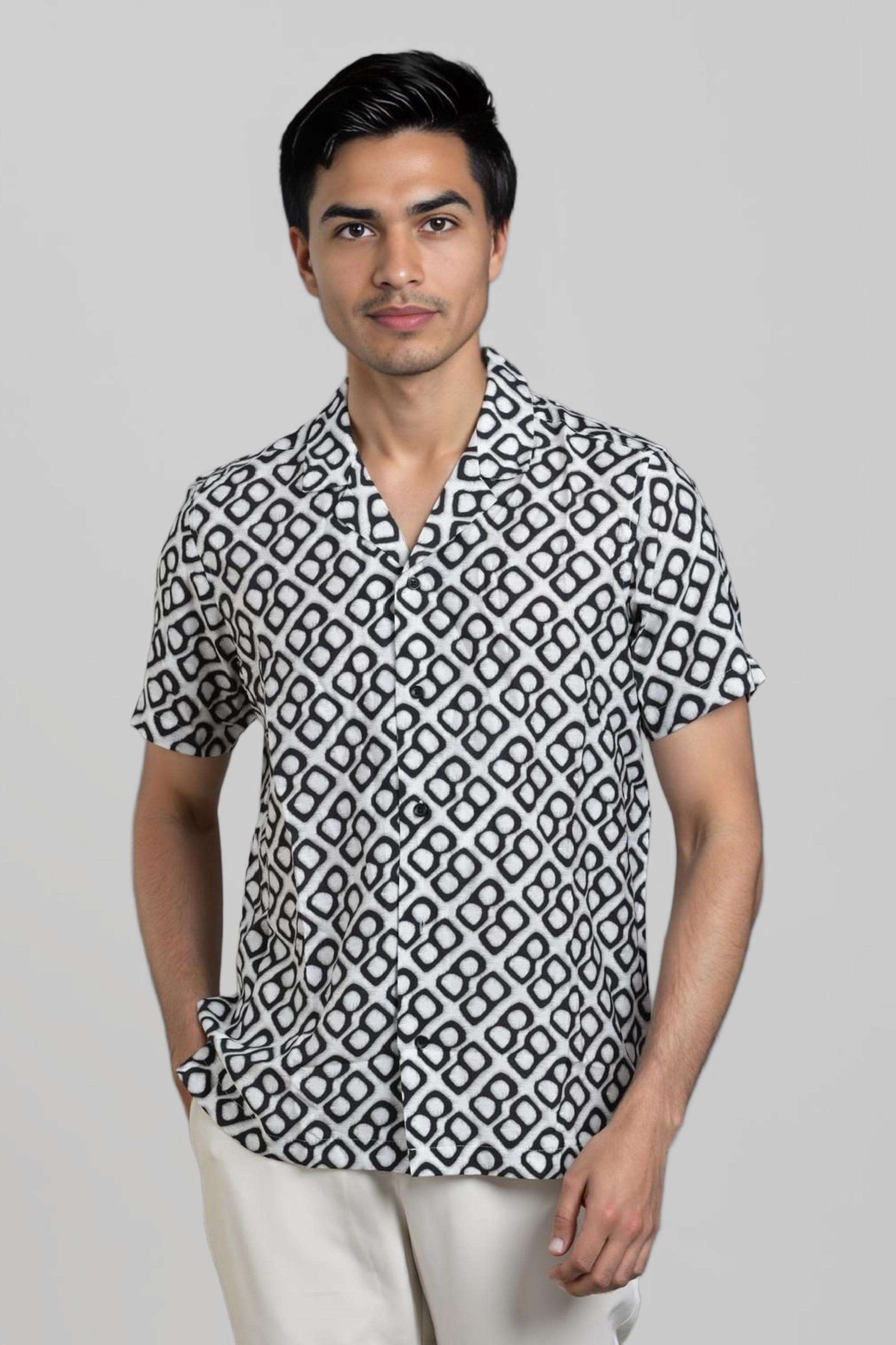 Blended-Fabric-Regular-Fit-Men-Shirt