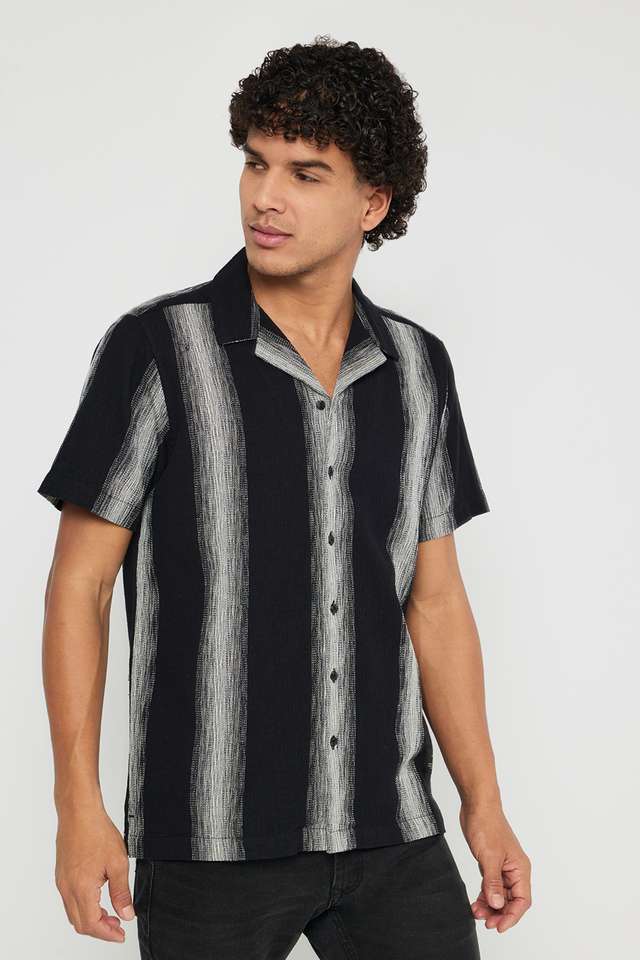 Stripes-Cotton-Slim-Fit-Men-s-Casual-Wear-Shirt