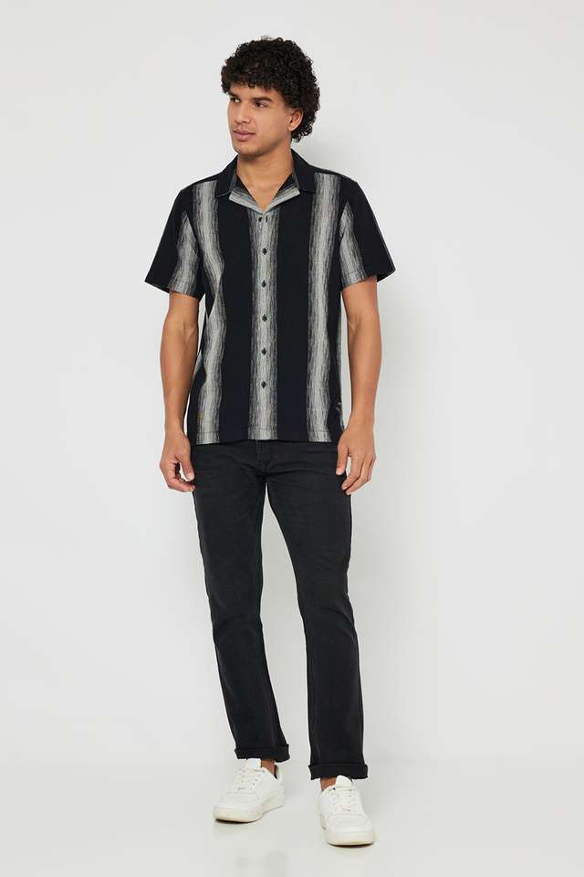 Stripes-Cotton-Slim-Fit-Men-s-Casual-Wear-Shirt