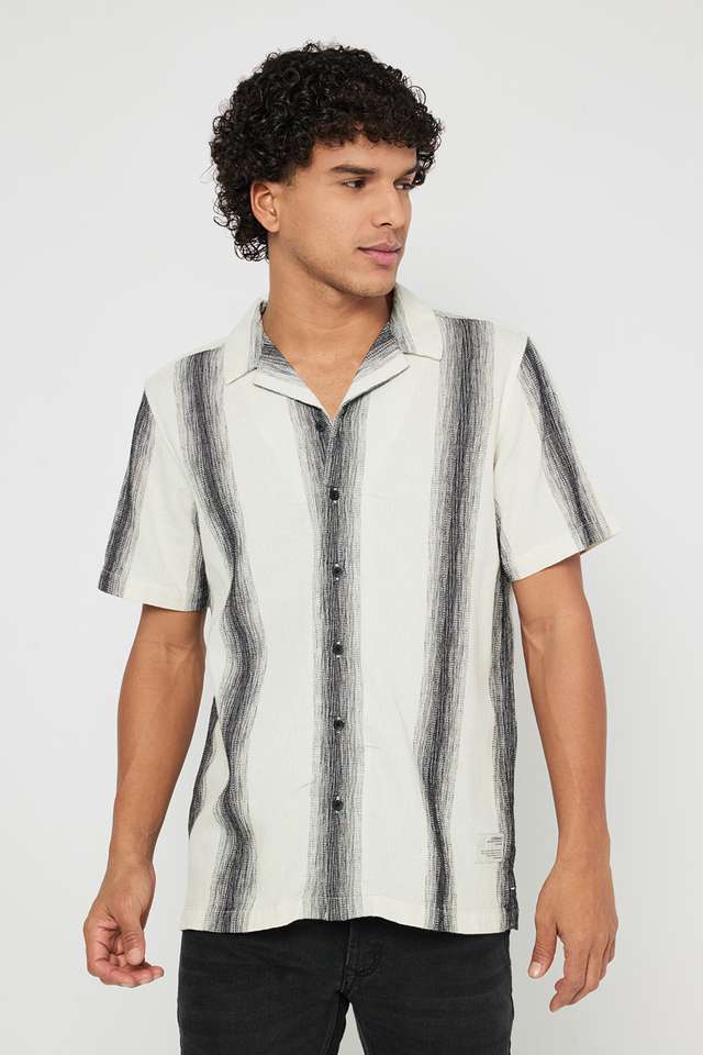 Stripes-Cotton-Slim-Fit-Men-s-Casual-Wear-Shirt