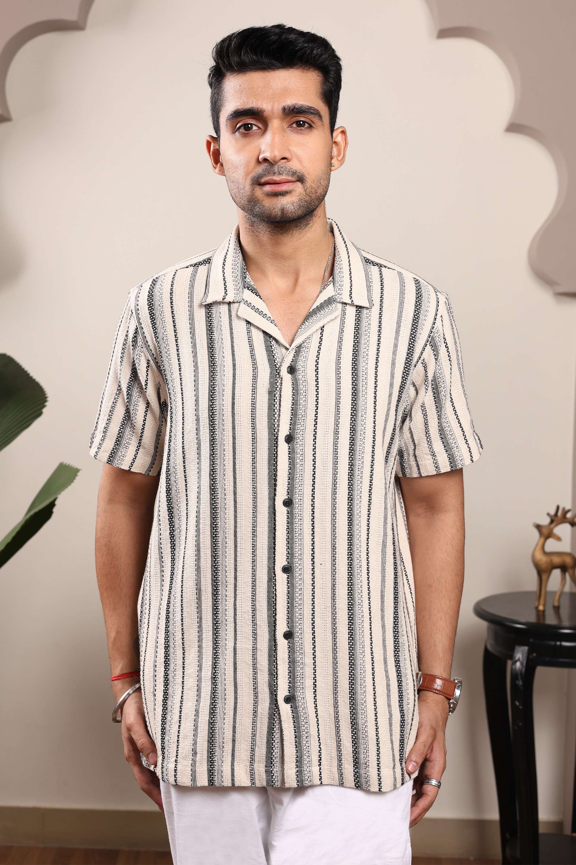 Blended-Fabric-Regular-Fit-Men-Shirt