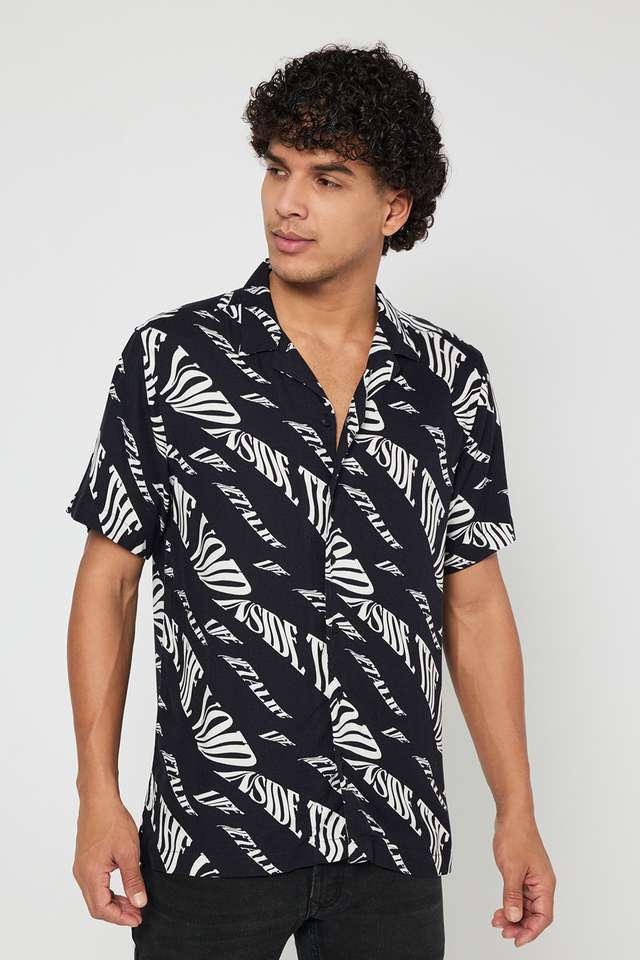 Printed-Viscose-Slim-Fit-Men-s-Casual-Wear-Shirt