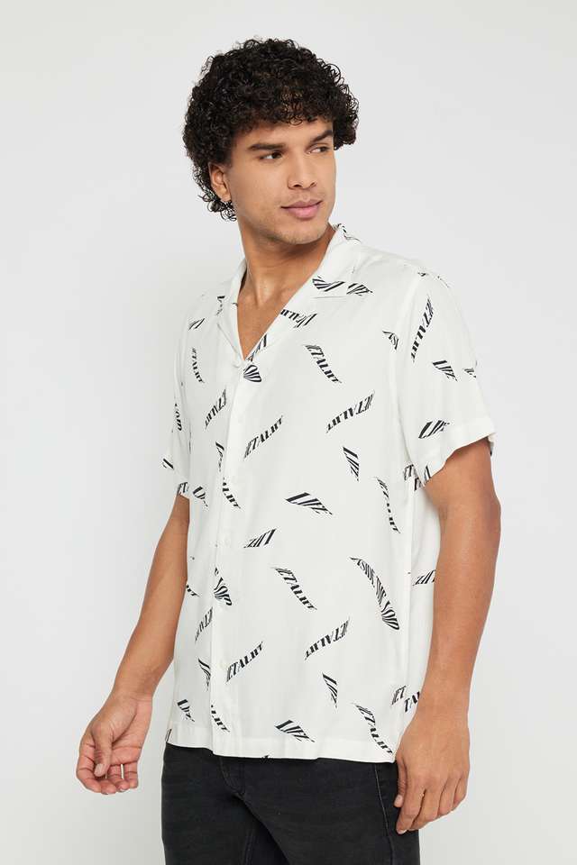Printed-Viscose-Slim-Fit-Men-s-Casual-Wear-Shirt
