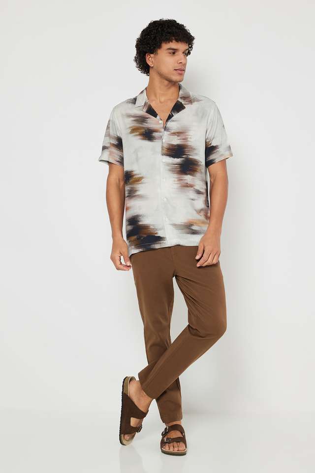 Printed-Viscose-Slim-Fit-Men-s-Casual-Wear-Shirt