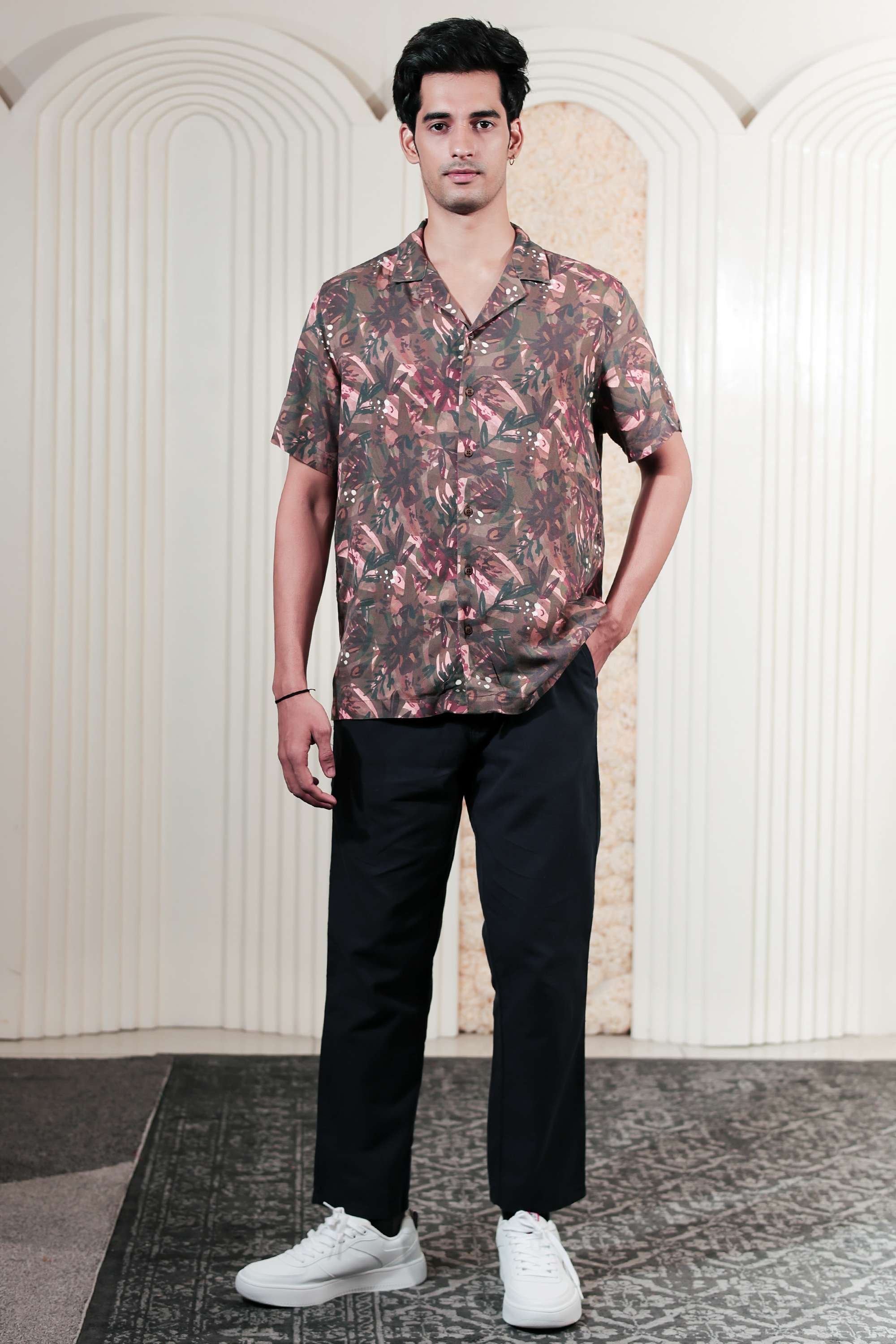 Blended-Fabric-Regular-Fit-Men-Shirt