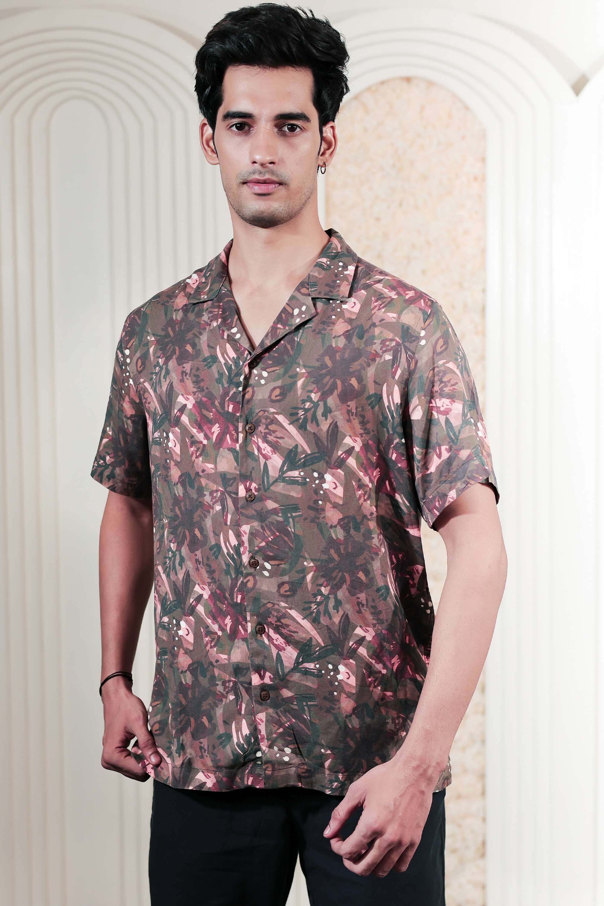 Blended-Fabric-Regular-Fit-Men-Shirt