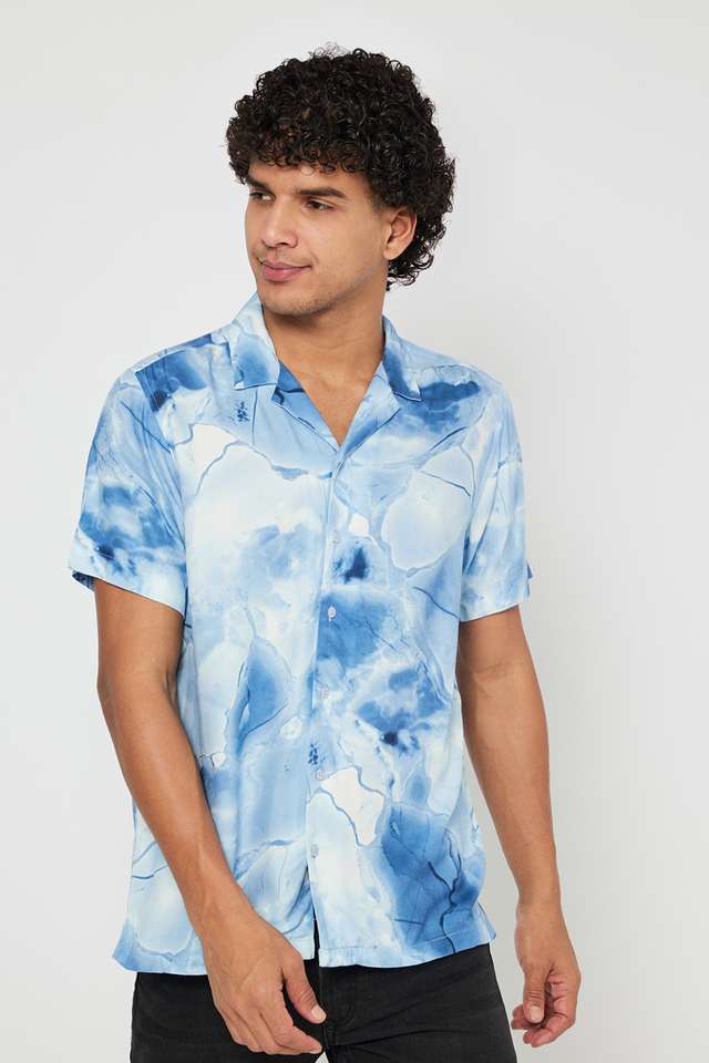 Printed-Viscose-Slim-Fit-Men-s-Casual-Wear-Shirt