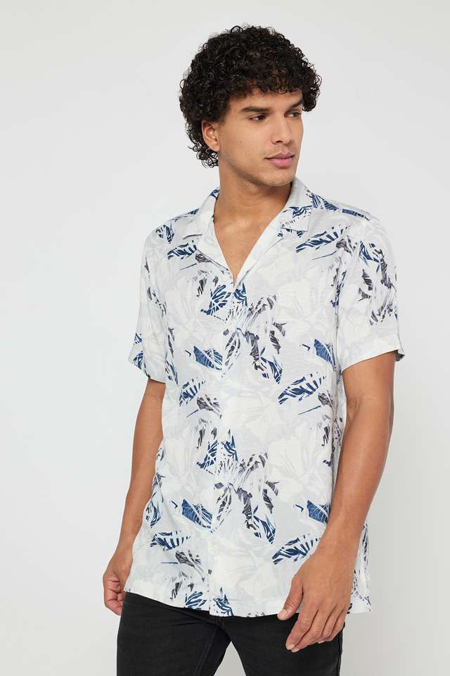 Printed-Viscose-Slim-Fit-Men-s-Casual-Wear-Shirt