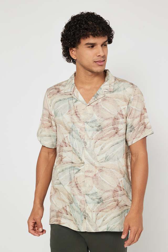 Printed-Viscose-Slim-Fit-Men-s-Casual-Wear-Shirt