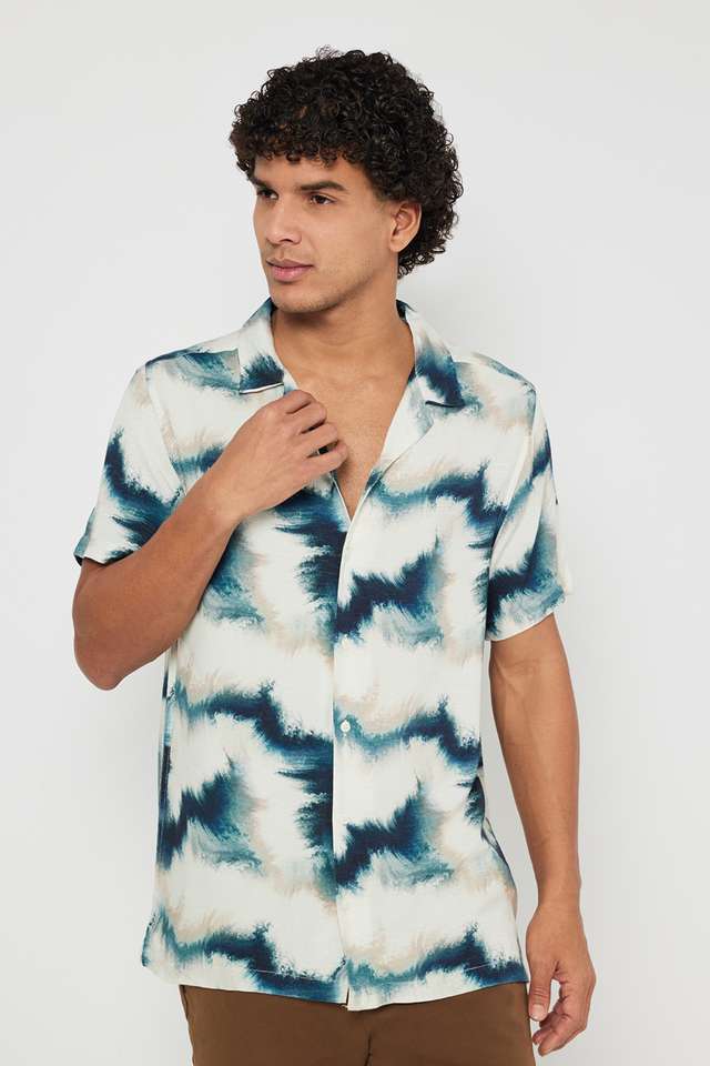 Printed-Viscose-Slim-Fit-Men-s-Casual-Wear-Shirt
