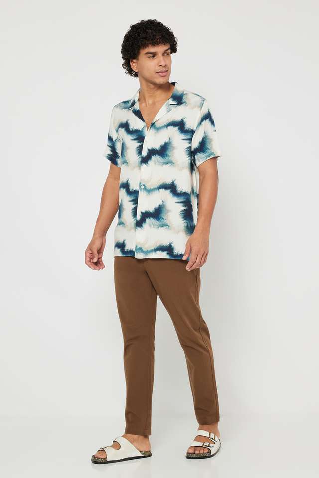 Printed-Viscose-Slim-Fit-Men-s-Casual-Wear-Shirt