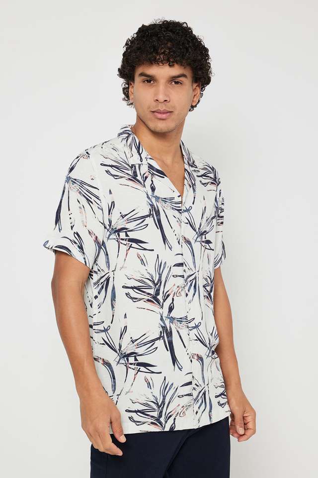Printed-Viscose-Slim-Fit-Men-s-Casual-Wear-Shirt