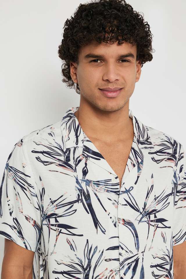 Printed-Viscose-Slim-Fit-Men-s-Casual-Wear-Shirt