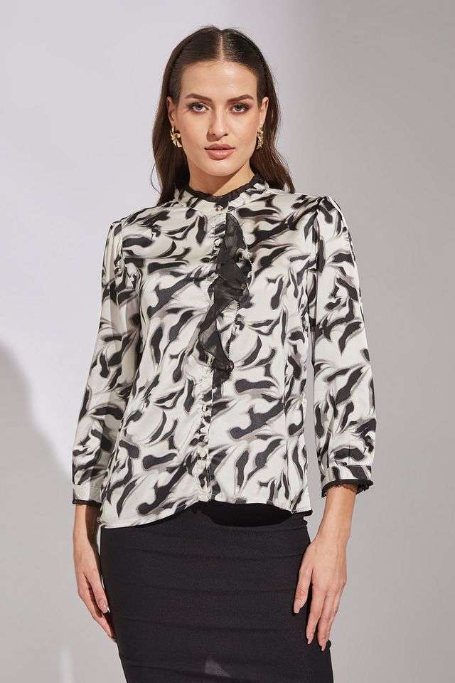 Printed-Polyester-Women-s-Casual-Wear-Shirt