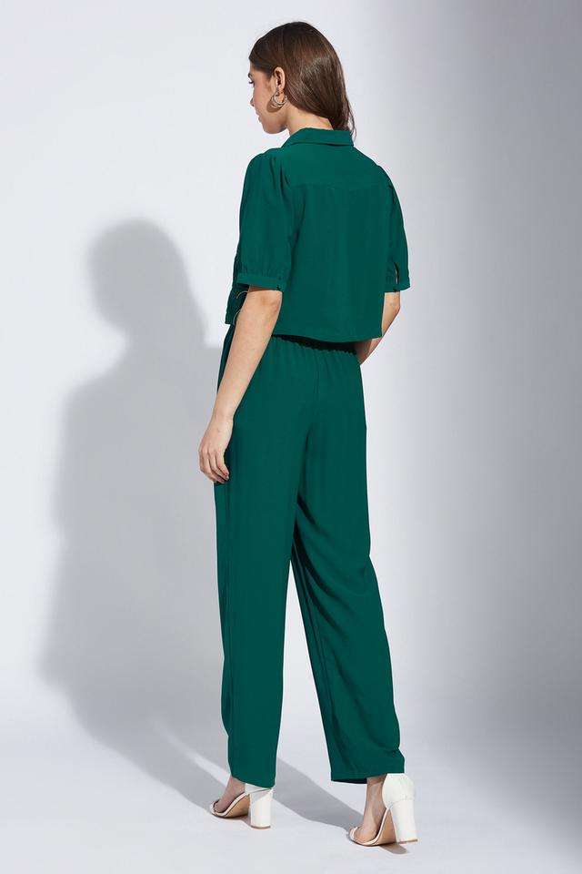 Solid-Polyester-Regular-Fit-Women-s-Co-Ord-Set