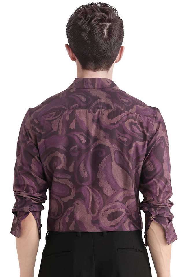 Printed-Blended-Fabric-Regular-Fit-Men-s-Casual-Wear-Shirt