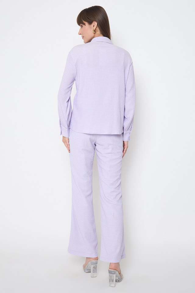 Textured-Polyester-Relaxed-Fit-Women-s-Co-Ord-Set