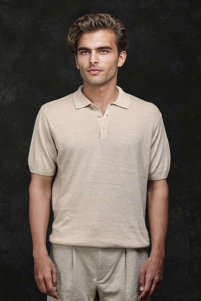 Solid-Cotton-Polo-Men-s-T-Shirt